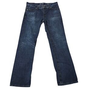 Seven7 Men's Straight Jeans - Dark Blue